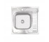 Кухонна мийка Brinex 6060-L 0,6 мм Satin (BRIN6060LSAT06) BRINEX  BRIN6060LSAT06 BRIN6060LSAT06