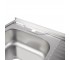 Кухонная мойка Brinex 6060-L 0,6 мм Satin (BRIN6060LSAT06) BRINEX BRIN6060LSAT06:Фото 4