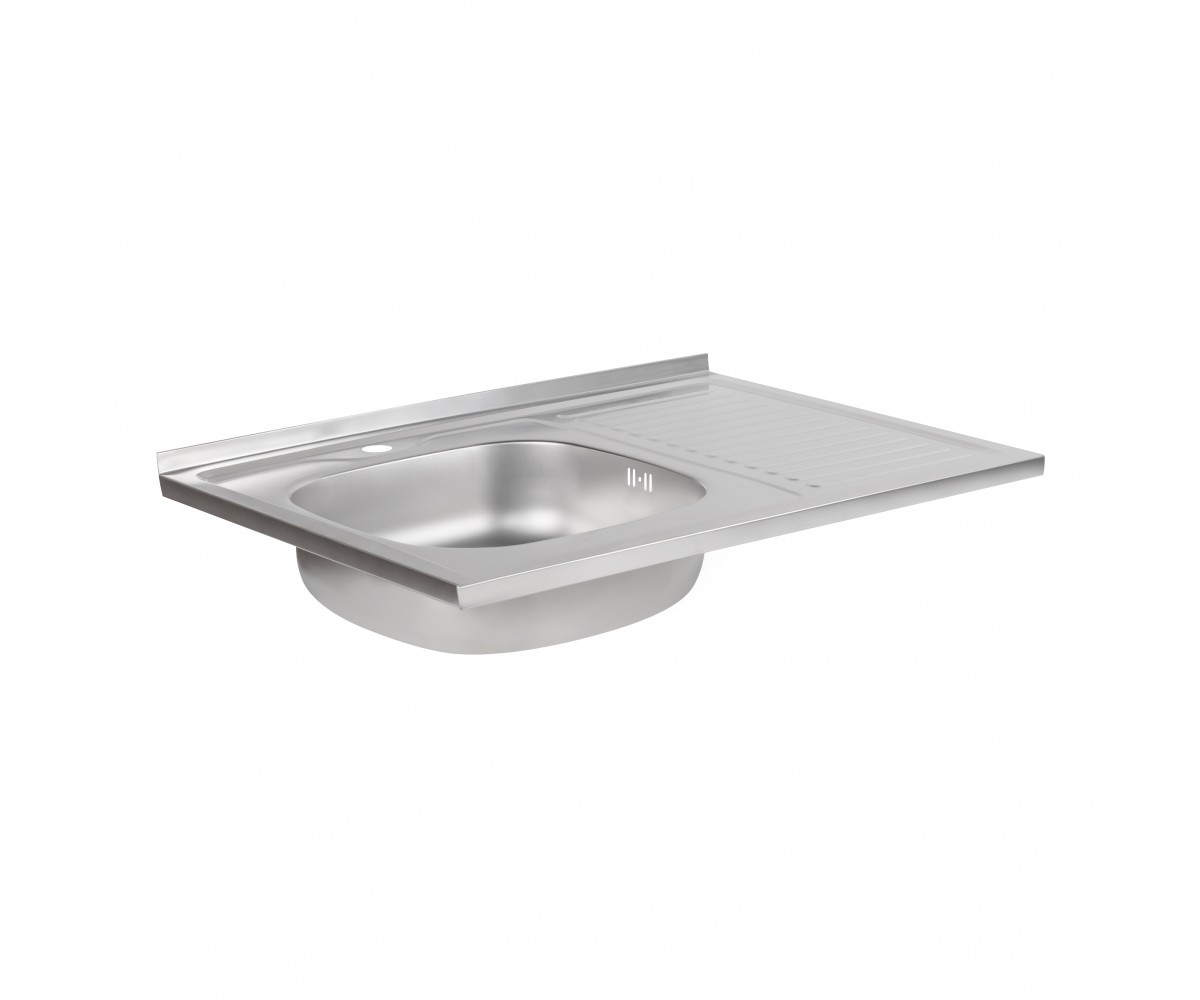 Кухонная мойка Brinex 6080-L 0,6 мм Satin (BRIN6080LSAT06) BRINEX BRIN6080LSAT06:Фото 2