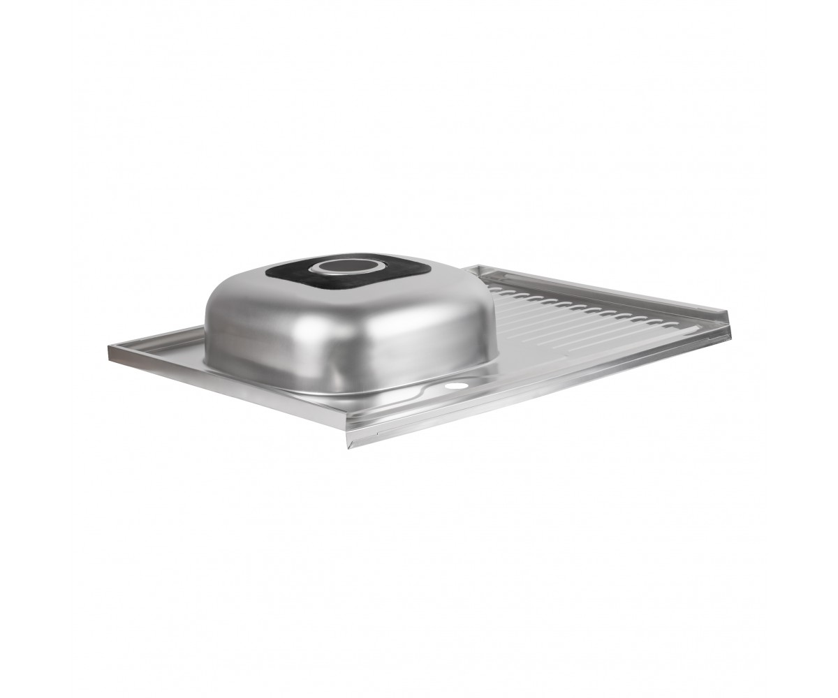 Кухонная мойка Brinex 6080-L 0,6 мм Satin (BRIN6080LSAT06) BRINEX BRIN6080LSAT06:Фото 3