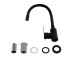 Смеситель для кухни Brinex Pure 015F3 с гибким изливом   Black Matt BRIPUR015F3BLM BRINEX BRIPUR015F3BLM:Фото 3