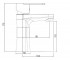 Пластиковый смеситель BRINEX SWBRIN37W001:Чертеж 