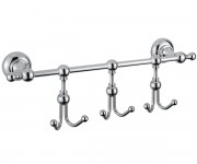 Планка с 3 двойными крючками BUGNATESE F21 F21074CR