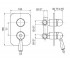 Смеситель  OXFORD OXBR6332CRAQUELE:Чертеж 