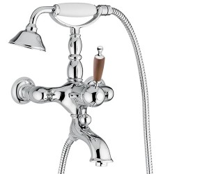 Змішувач для ванни з душем BUGNATESE OXFORD OXCR6300LEGNO
