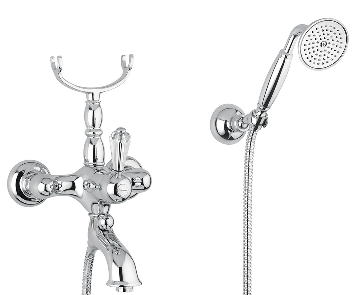 Змішувач для ванни BUGNATESE OXFORD OXCR6302KRISTAL OXCR6302KRISTAL