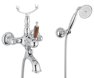 Змішувач для ванни і душа BUGNATESE OXFORD OXCR6302LEGNO