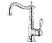Змішувач для умивальника BUGNATESE OXFORD OXCR6313KRISTAL