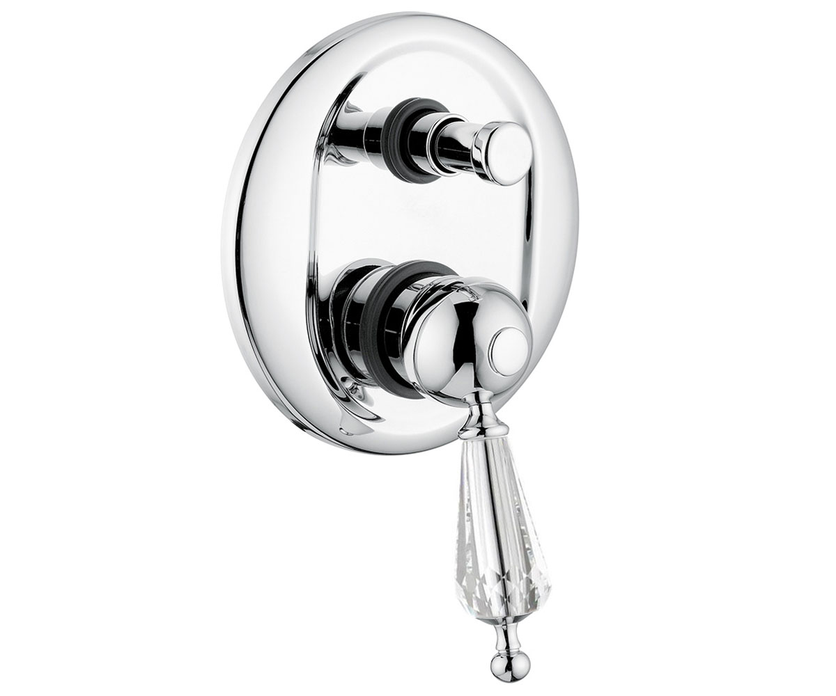Смеситель для ванны BUGNATESE OXFORD OXCR6372KRISTAL OXCR6372KRISTAL