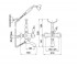 Смеситель с ручным душем  OXFORD OXDO6302DECOR:Чертеж 
