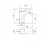 Смеситель для биде  PLANET PLACR2423:Чертеж 