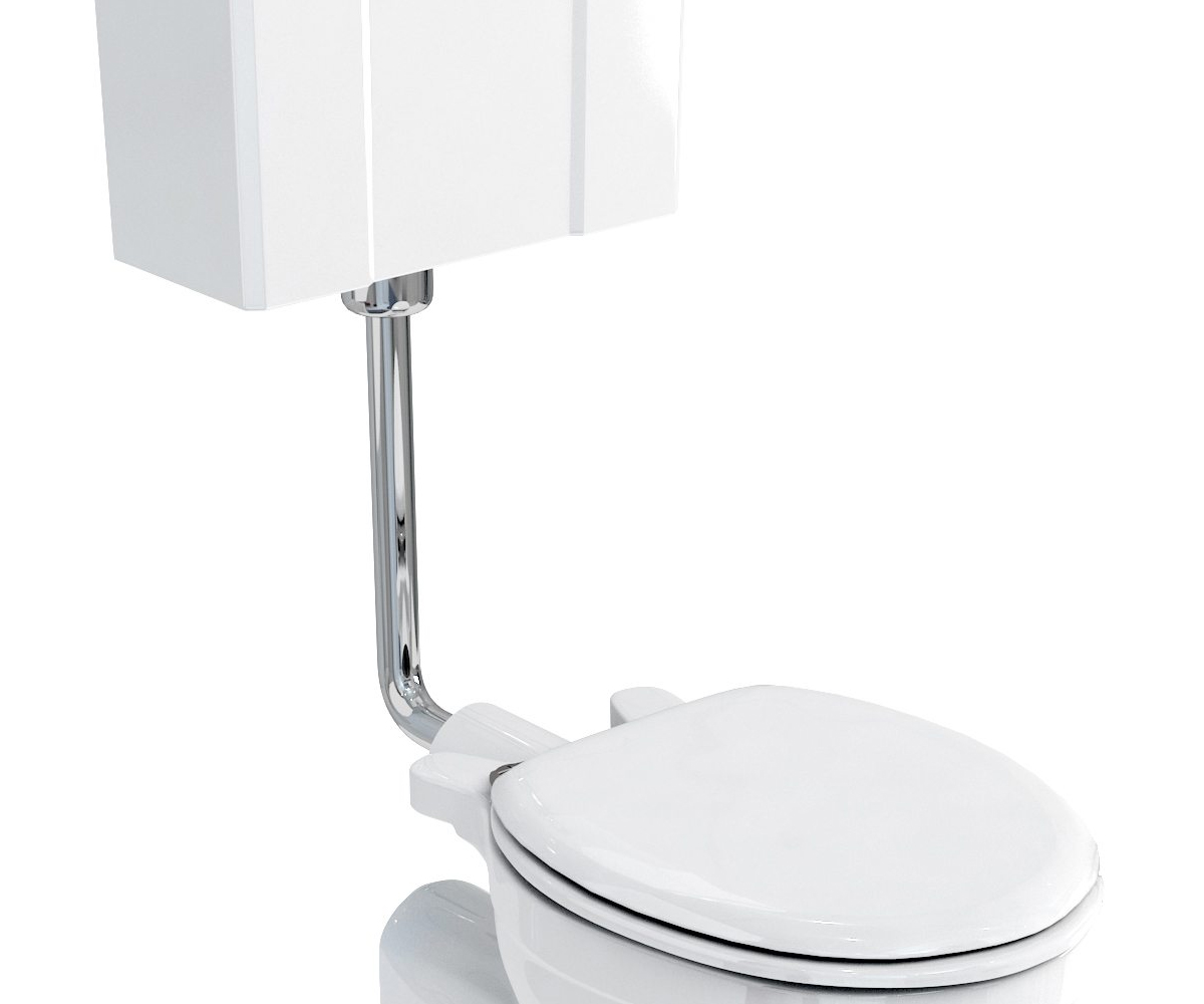Труба для зливу унітазу з високим бачком BURLINGTON  T31 CHR T31 CHR