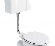 Труба для зливу унітазу з високим бачком BURLINGTON  T31 CHR