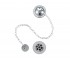 Злив-перелив з ланцюжком BURLINGTON  W3 CHR W3 CHR