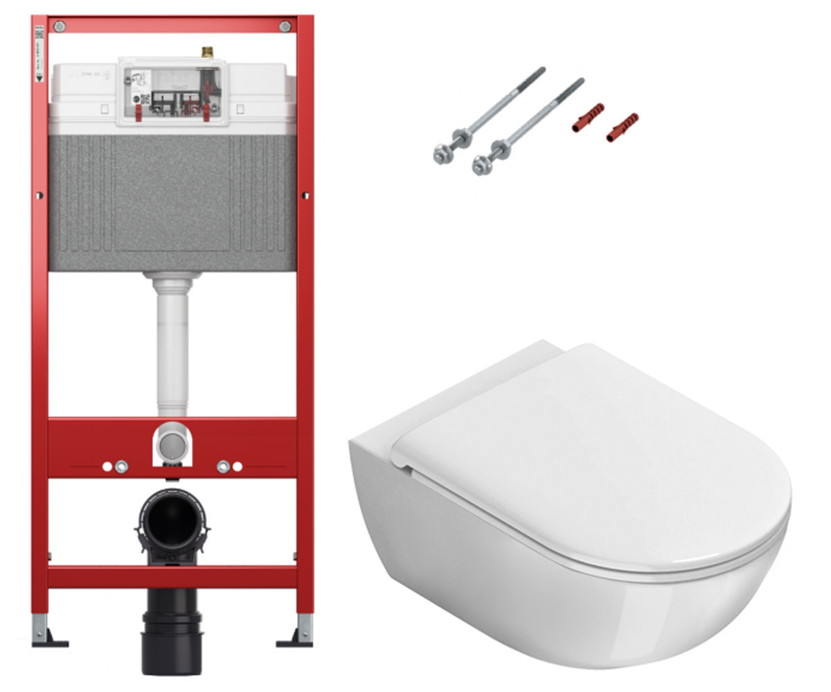 Унітаз з установкою 4 в 1 CATALANO SFERA 1VSF54R00 5ZECOF00 5KFST00 9400401 CATALANO SFERA 1VSF54R00+5ZECOF00+5KFST00+9400401 1VSF54R00+5ZECOF00+5KFST00+9400401