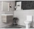 Безободковый унитаз + сиденье  CITY CLEAN ON 604:Фото 3