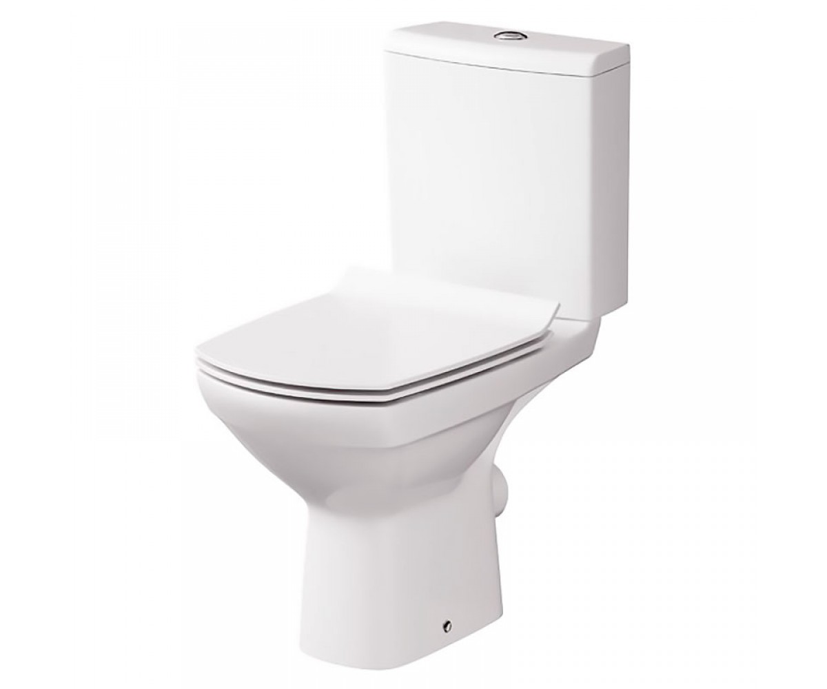 Унітаз-компакт безобідковий CERSANIT CARINA CLEAN ON CCKZ1013451663 CCKZ1013451663