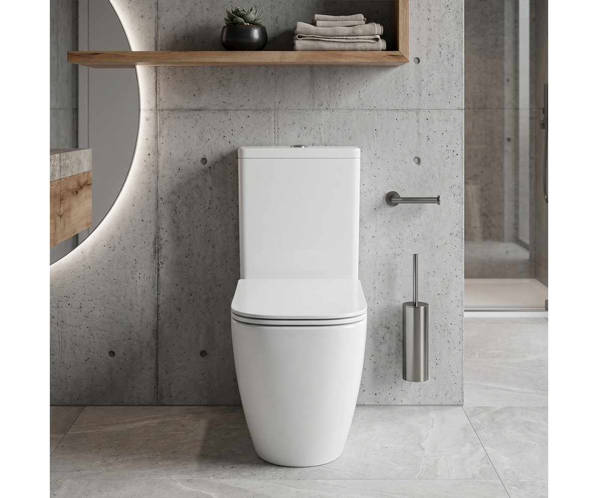 K681-063 Компакт 930 Remo Pro Square Tornado 011, приставний до стіни, безобідковий CleanOn, сидіння SLIM Duroplast із Softclose і ф-ією швидкого знят CCKZ1016880001