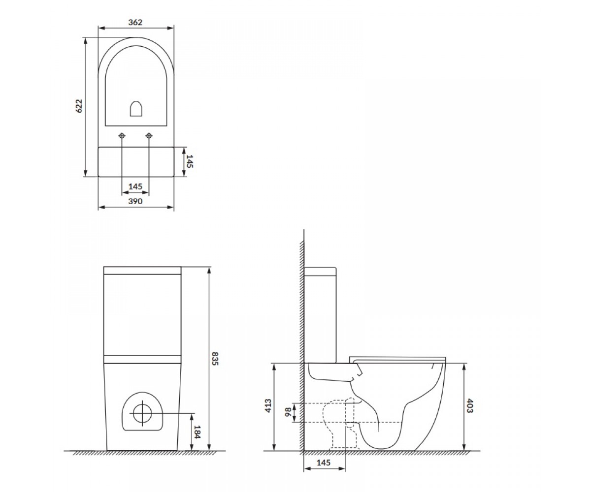 K3030-001 компакт 931 Remo Pro Oval Tornado 011 сидіння SLIM Duroplast із Softclose і ф-ією швидкого зняття, колір білий глянець