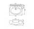Раковина  EKO CCWS1000158208:Чертеж 