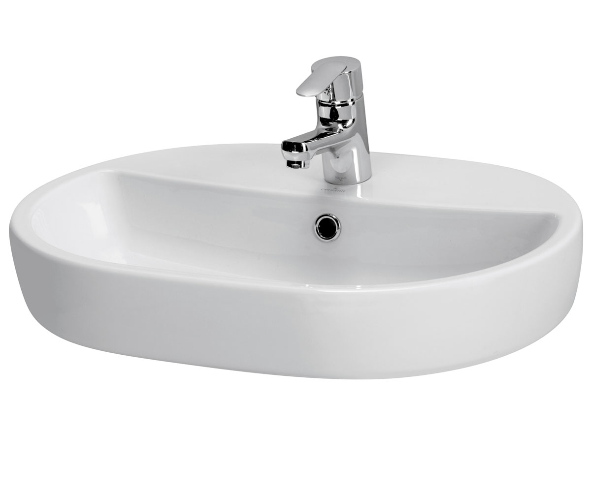 Раковина накладная 60 см CERSANIT CASPIA K11-0099 K11-0099