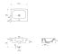 Умивальник moduo 60 (/ccwf1007782074)  MODUO K116-011:Чертеж 