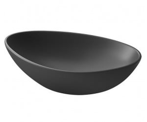 РОЗЕТКА СКЛЯНА АСИМЕТРИЧНА MODUO 55 антрацит CERSANIT  K116-106