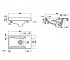 Раковина накладная 40 см  COMO K32-001-BOX:Чертеж 