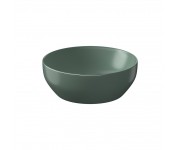 Розетка LARGA 40x40 кругла скляна, матова зелена CERSANIT  K677-049