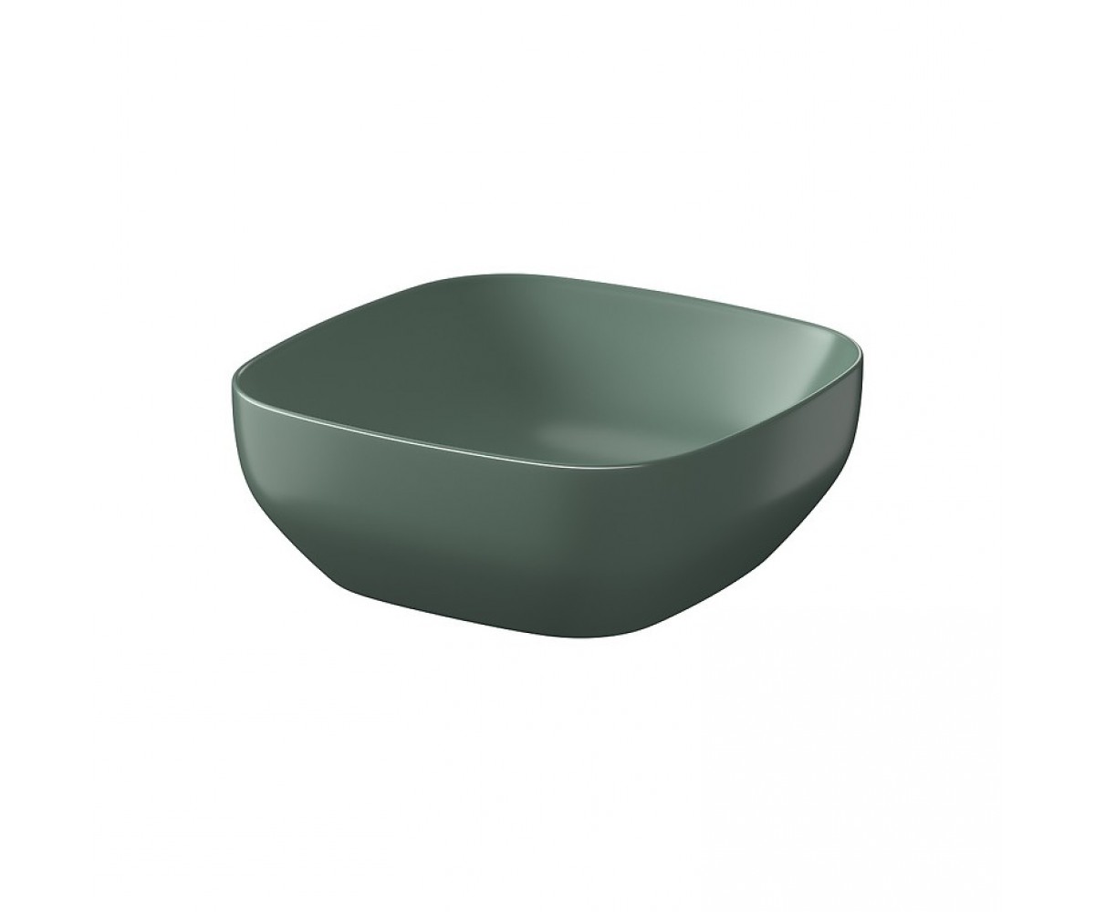 LARGA 38x38 матова зелена квадратна скляна головка CERSANIT  K677-061 K677-061