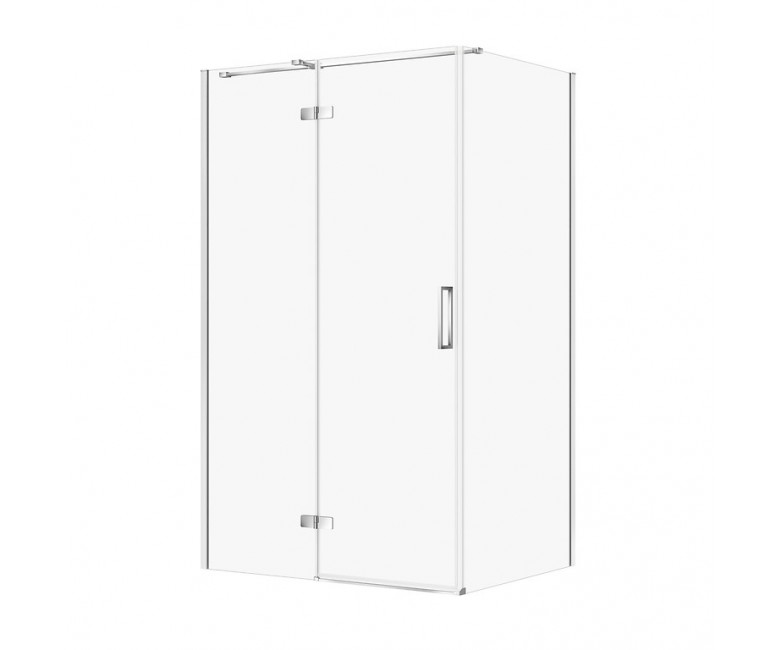 JOTA 120x90x195 прямокутна душова кабіна з відкидними дверима, скляний отвір, хромований профіль CERSANIT  S160-026 S160-026