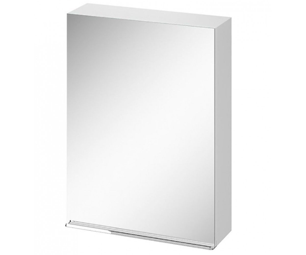 Шапка VIRGO 60 біла дзеркальна з хромованими ручками CERSANIT  S522-013 S522-013