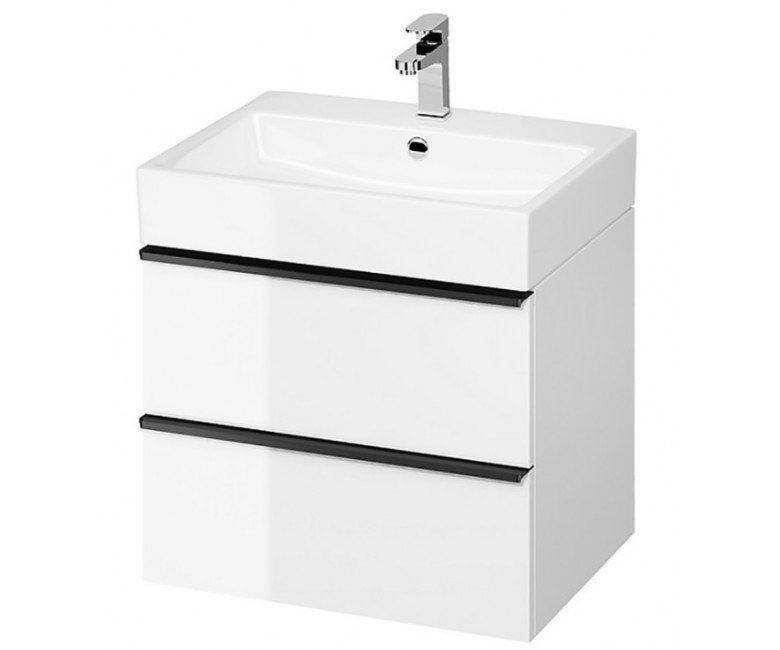 VIRGO 60 біла м`яка шапка з чорними ручками CERSANIT  S522-018 S522-018