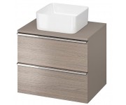 Шапка VIRGO 60 сіра з хромованими ручками CERSANIT  S522-022