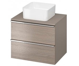 Шапка VIRGO 60 сіра з хромованими ручками CERSANIT  S522-022