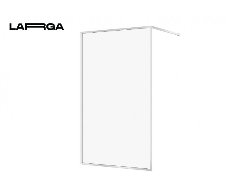 Душова кабіна Walk-in Larga 120х200, профіль хром, прозоре скло CERSANIT  S932-137 S932-137