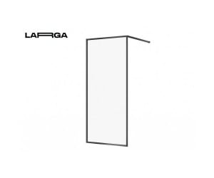 Кабіна душова Walk-in Larga 90х200, профіль чорний CERSANIT  S932-138