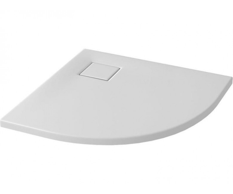 Набір B448 душовий піддон круглий TAKO SLIM 80х4 сифон білий матовий CERSANIT  S932-155 S932-155