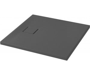 TAKO SLIM 80х4 квадратний піддон для душу SET B454 сірий матовий сифон CERSANIT  S932-161