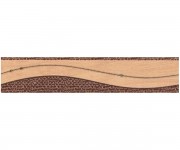 Настінний Декор CERSANIT TENERA TENERA BROWN WAVE 5X25 FRIEZE