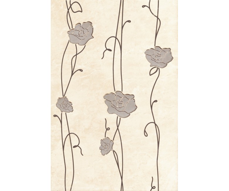 Плитка з декором CERSANIT TESALIA TESALIA BEIGE FLOWER 30X45 DECOR TESALIA BEIGE FLOWER 30X45 DECOR