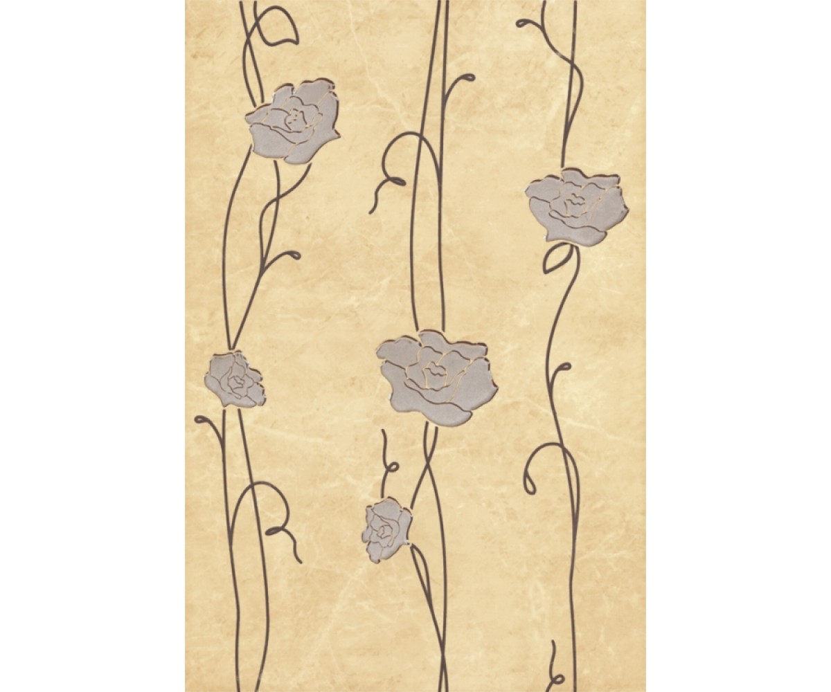 Плитка настінна CERSANIT TESALIA TESALIA JIALO FLOWER 30X45 DECOR TESALIA JIALO FLOWER 30X45 DECOR
