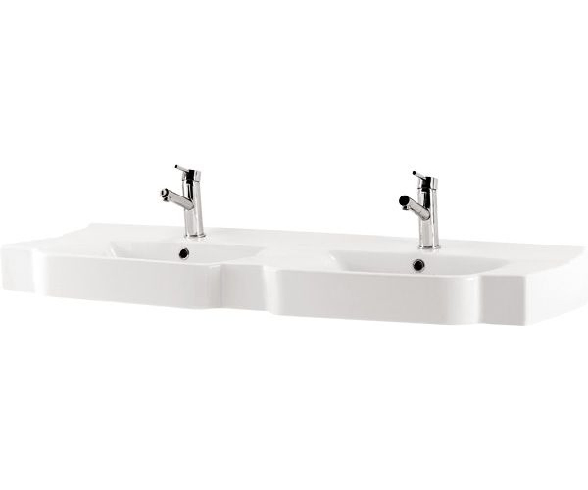 Раковина з двома чашами CERSANIT DECO UWZ-UM-27-130-1-2 UWZ-UM-27-130-1-2