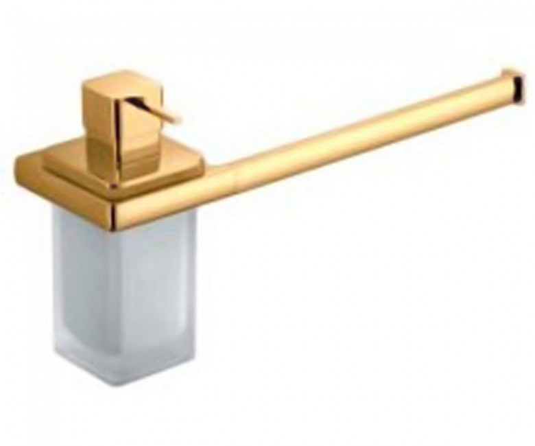 Дозатор рідкого мила з тримачем рушника COLOMBODESIGN LULU B6274 GOLD B6274 GOLD
