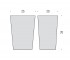 Корзина для бумаги  BLACK & WHITE B9202 BLACK:Чертеж 