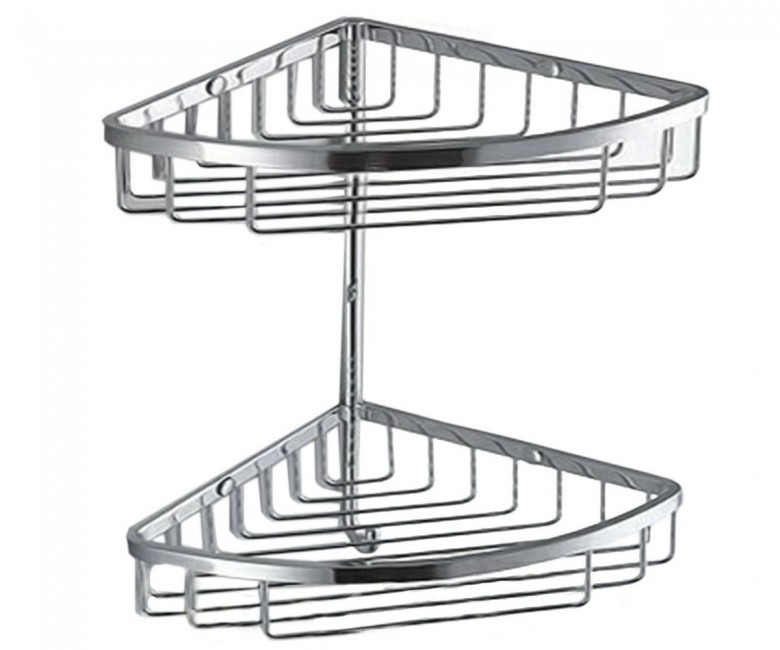 Полиця-решітка подвійна кутова COLOMBODESIGN  B9604 CR B9604 CR