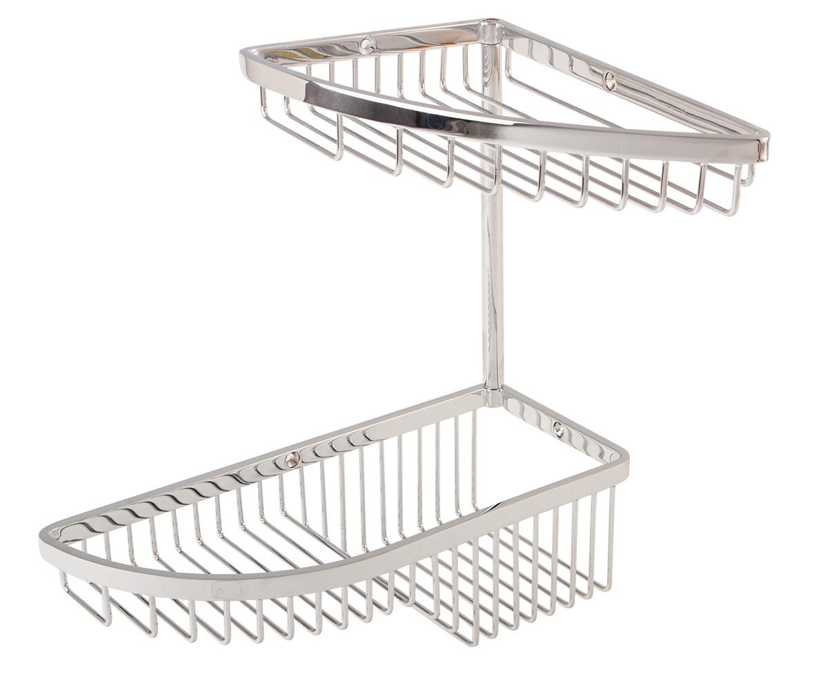 Поличка подвійна кутова COLOMBODESIGN  B9607 CR B9607 CR