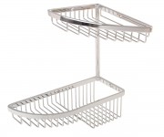 Поличка подвійна кутова COLOMBODESIGN  B9607 CR