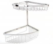 Поличка-сітка подвійна кутова COLOMBODESIGN  B9609 CR