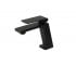 Смеситель для раковины (умывальника) CORSAN TRINO BLACK MATT черный низкий  CMB7111BL:Фото 2